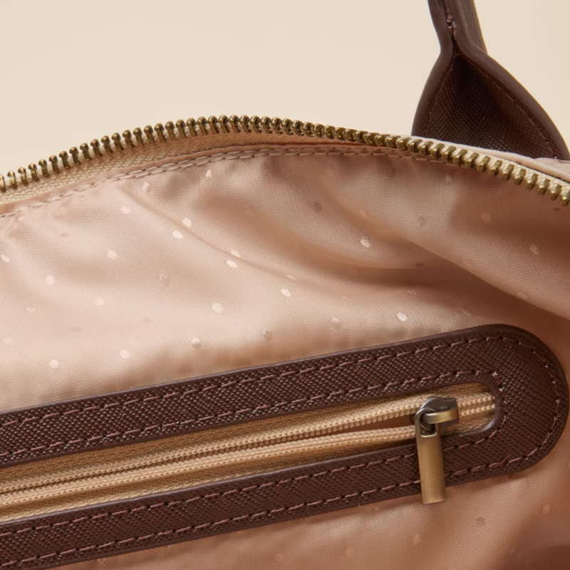 Joules Edie Zip Top Shopper Bag - Neutral Rodeo-6