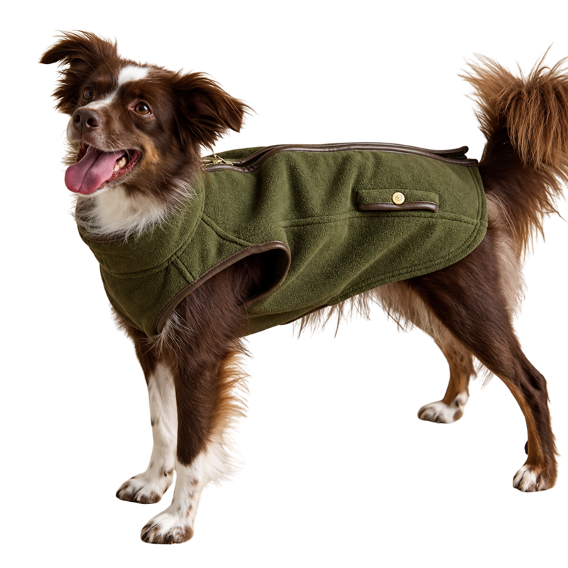 Joules Fairbourne Dog Fleece - Khaki