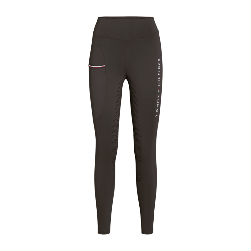 Tommy Hilfiger Elmira Women's All-Year Full Grip Leggings - Cacao-4