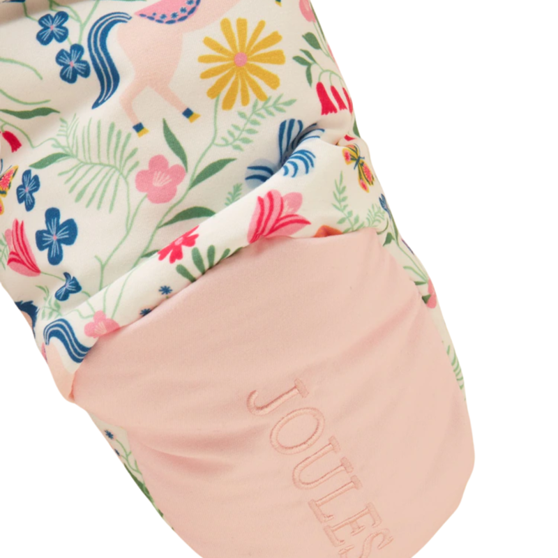 Joules Girls' Pramsuit - Cream-4