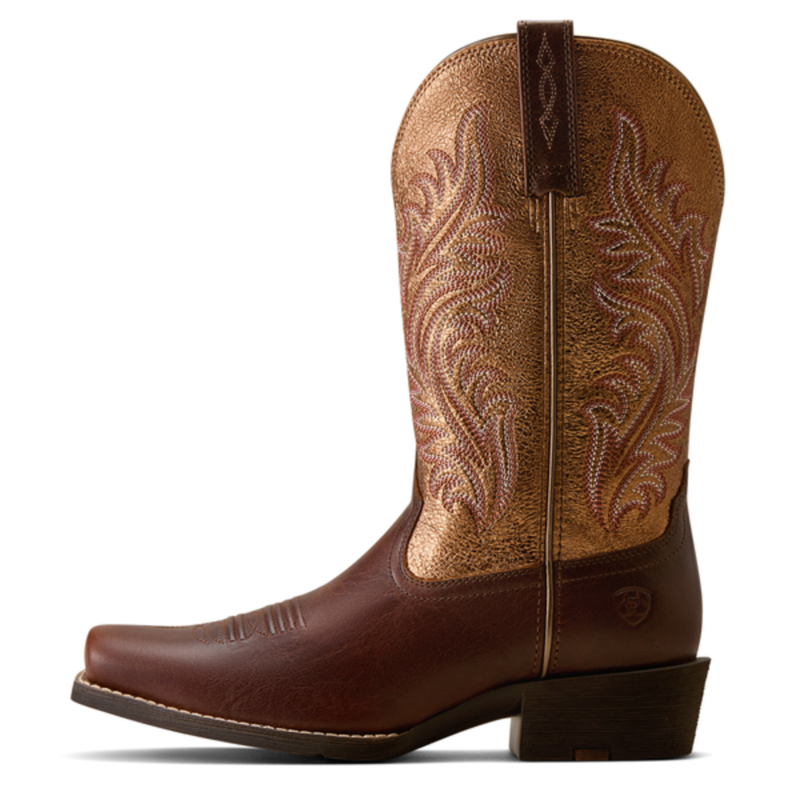 Ariat Women's Round Up Narrow Cutter Toe Western Boot - Espresso-4