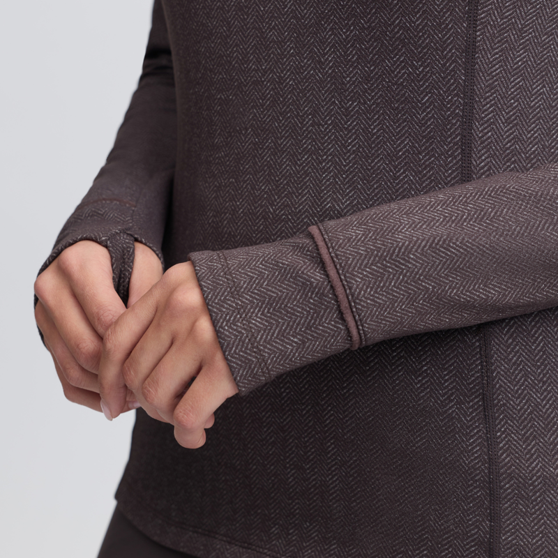 LeMieux Heritage Herringbone Base Layer - Cocoa-3