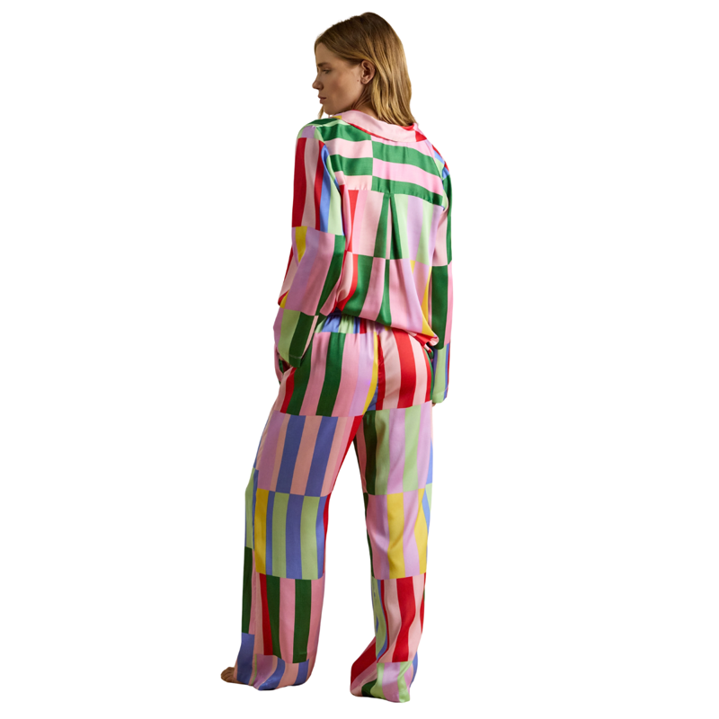 Joules Ladies Bonnie Pyjamas - Multi Stripe-4