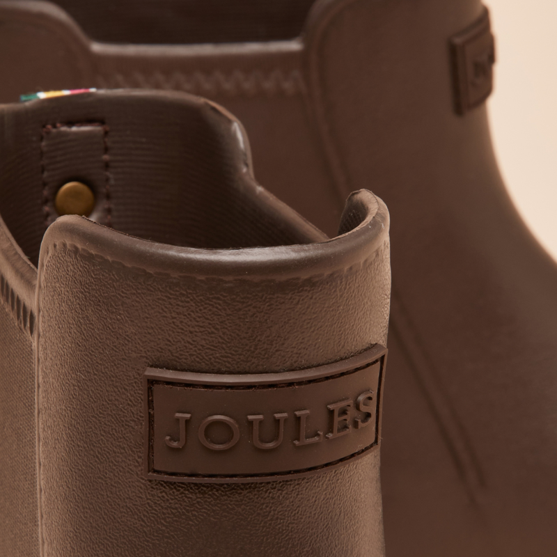 Joules Ladies Raindance Wellies - Chocolate Brown-4