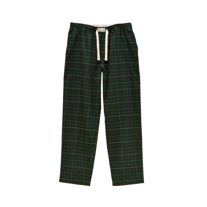 Joules Men's Flannel PJ Trouser - Burgundy Red Check-3