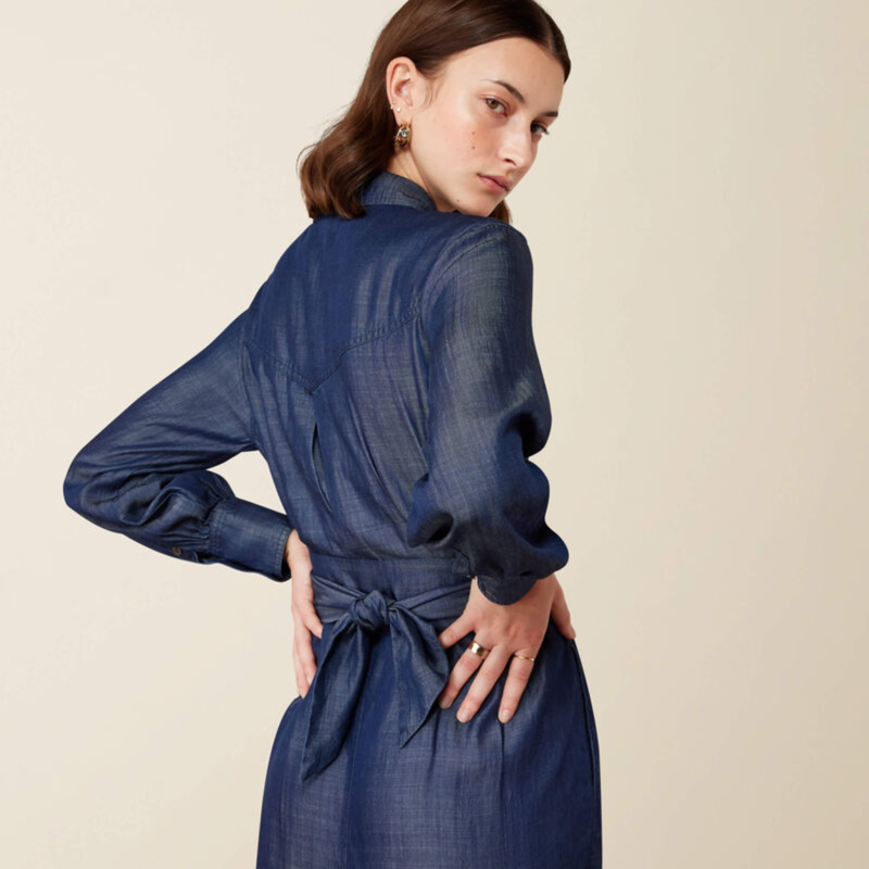 Ariat Women's Culham Dress - Rein Blue-5