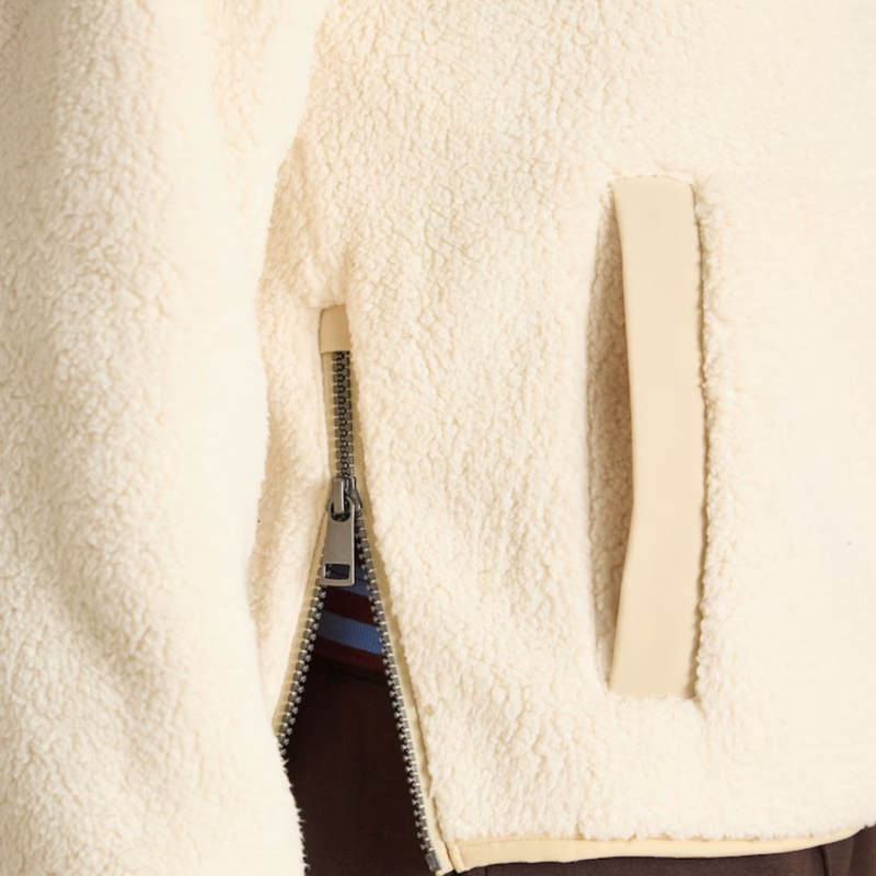 Joules Ladies Short Tilly Fleece - Cream-4