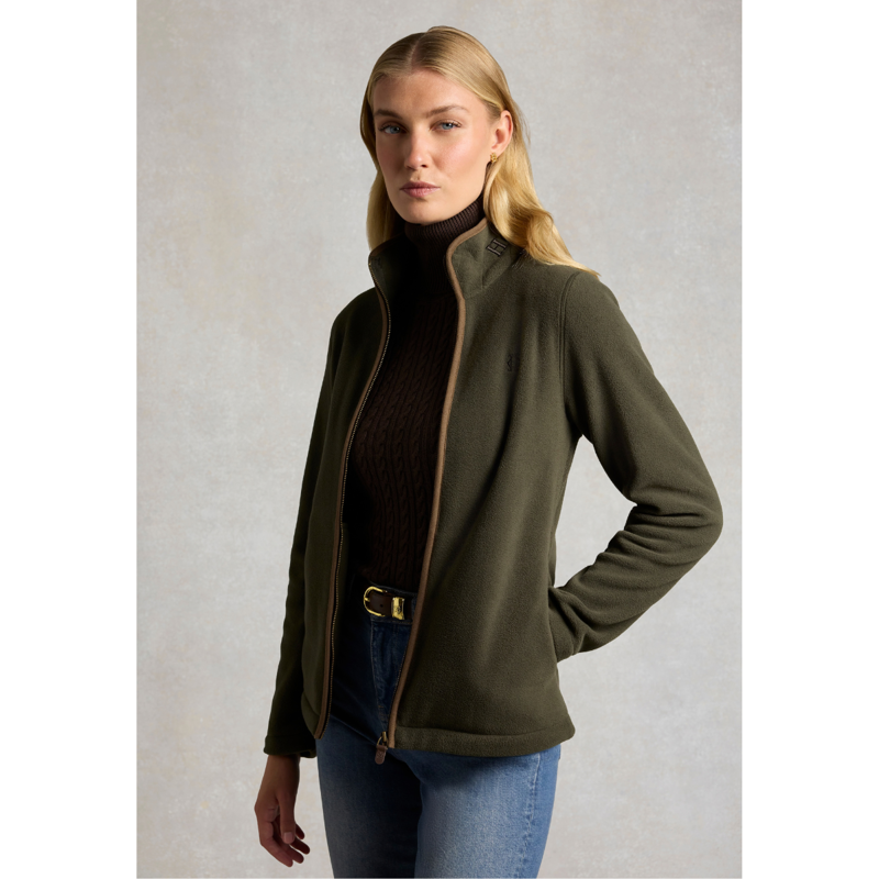 Holland Cooper Country Fleece Jacket - Classic Khaki-2