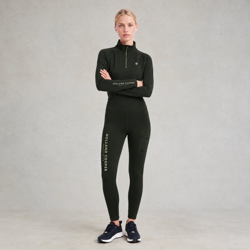 Holland Cooper Chiltern Legging - Ivy Green