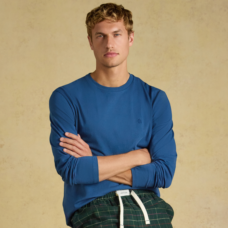 Joules Men's Lounge Top - Navy-3