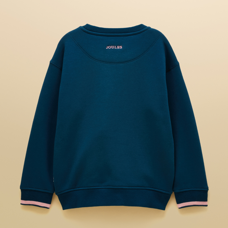 Joules Girl's Mackenzie Sweatshirt - Navy-1