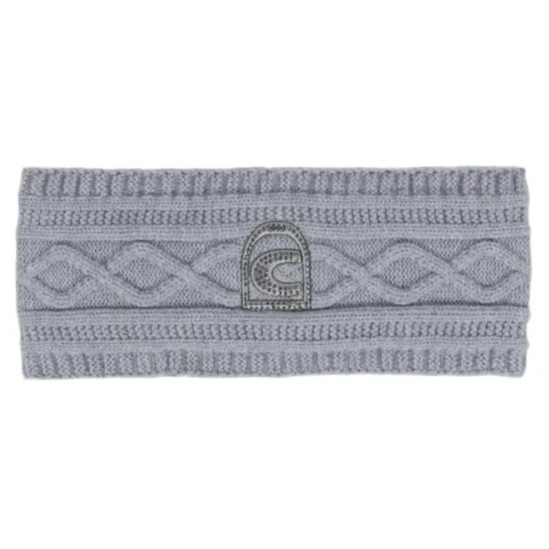 Cavallo Morag Knit Headband - Grey Melange
