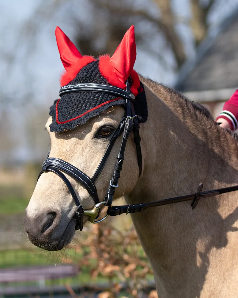 QHP Halloween Ear Net - Devil-1