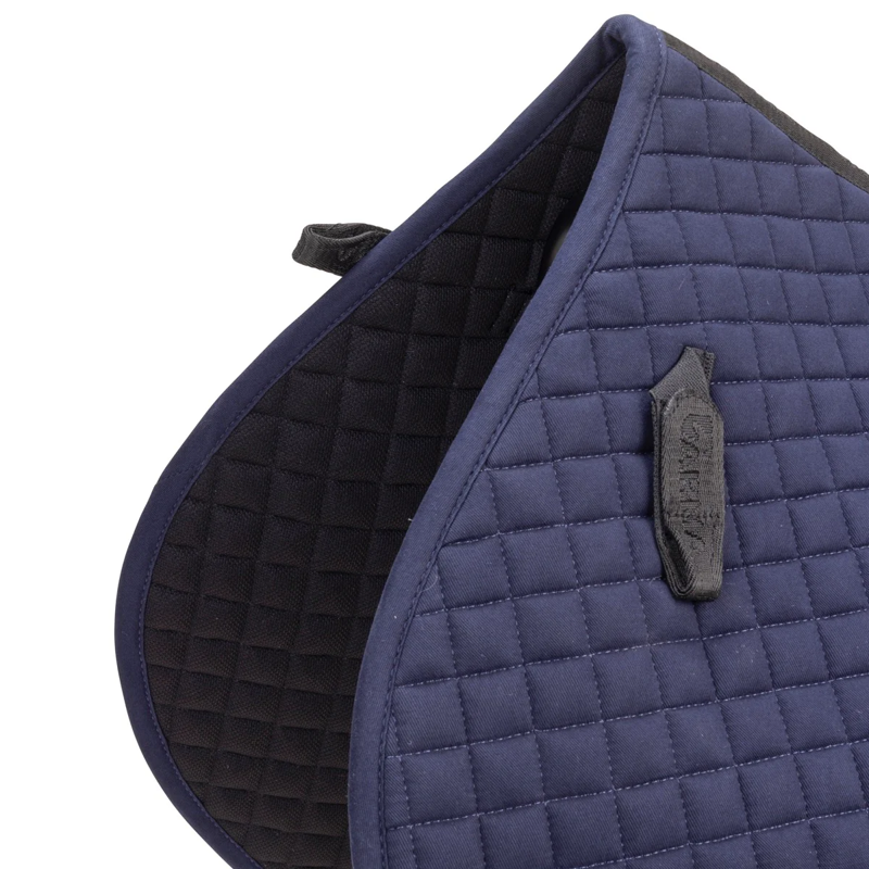 Shires ARMA Deluxe Cotton Jump Saddlecloth - Navy-4