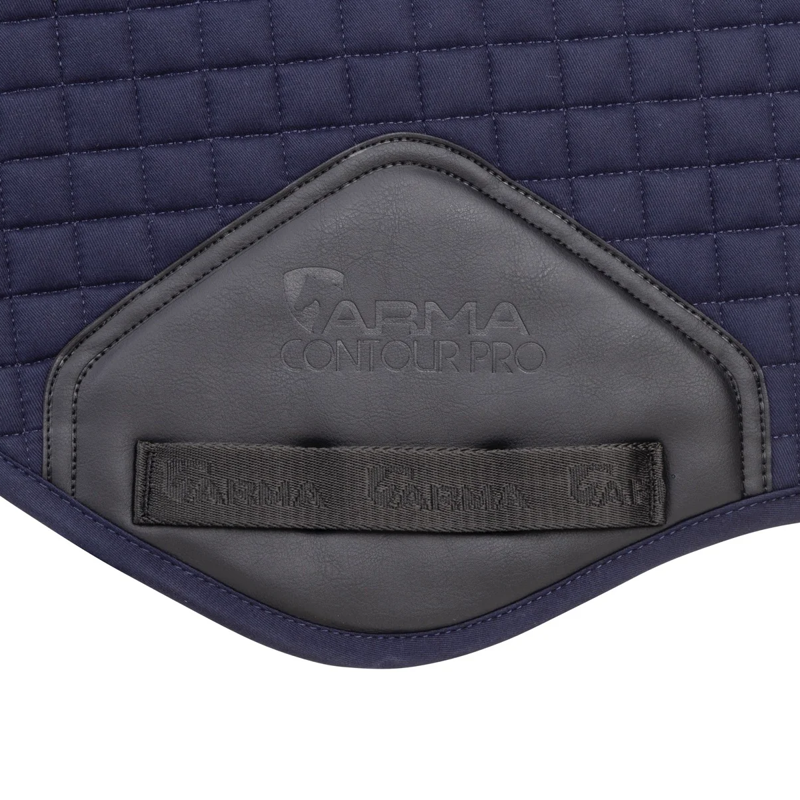 Shires ARMA Deluxe Cotton Jump Saddlecloth - Navy-1