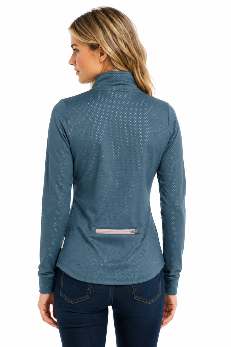 Horseware Triona Track Top - Moroccan Blue-1