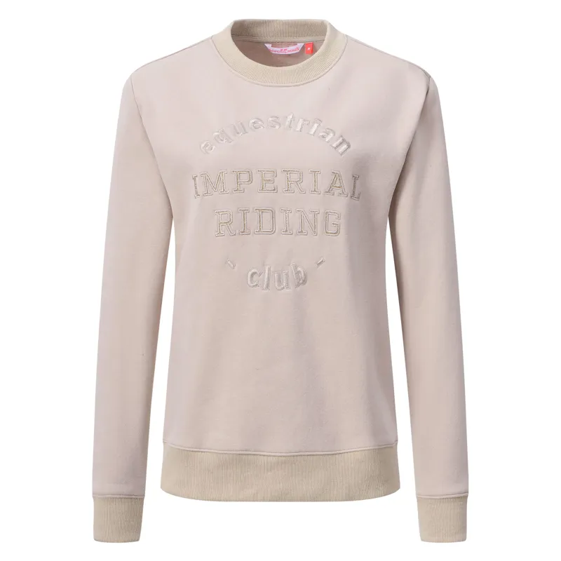Imperial Riding Ladies Joyce Sweater - Grey/Sand-1
