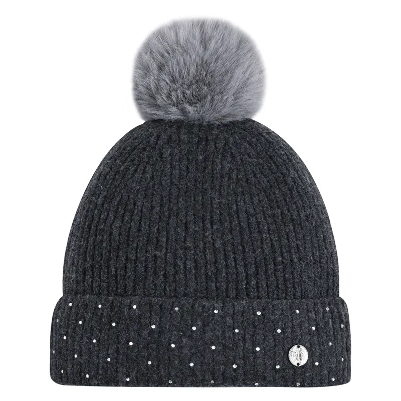 Imperial Riding Ladies Belle Sparkle Beanie - Dark Grey Melange