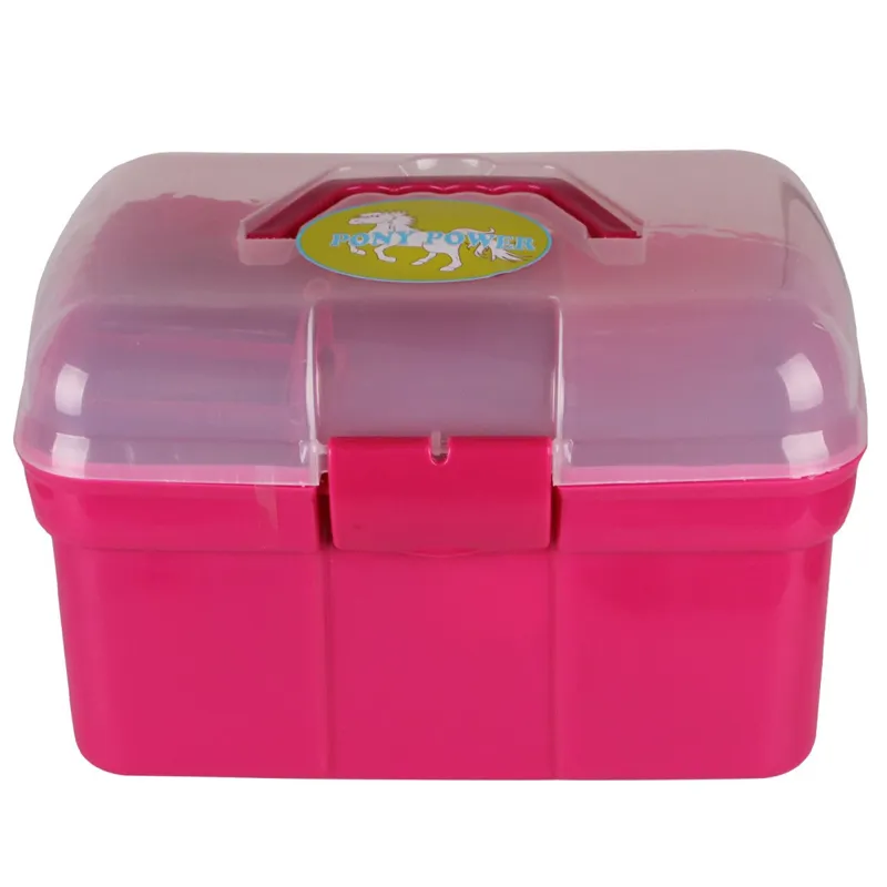 QHP Pony Power Complete Grooming Box - Fuchsia