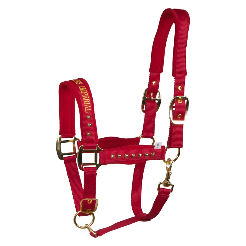 Imperial Riding Devil Headcollar - Red-1
