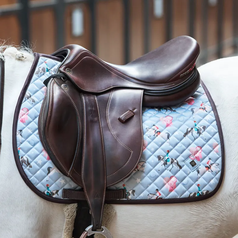 Imperial Riding Little Champion GP Saddlepad - Light Blue-1