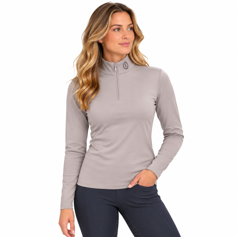 Imperial Riding Ladies Jamy Top - Taupe