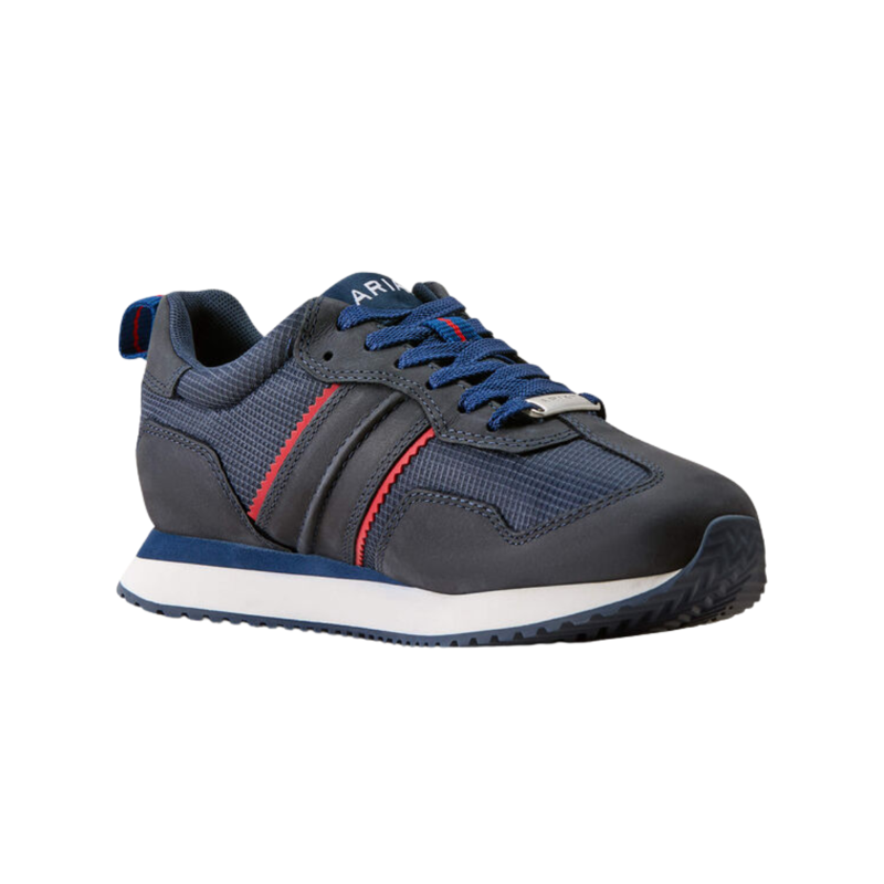 Ariat Women's Ranch Runner Waterproof Trainer  - Team Navy-2