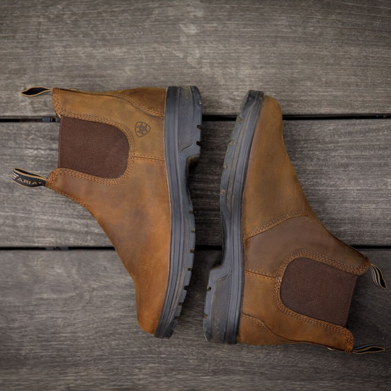 Ariat Women's Cooper Chelsea Boots - Distressed Copper-13