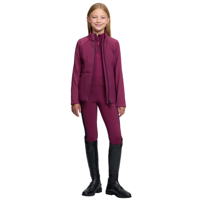 LeMieux Young Rider Betty Lightweight Jacket - Blackberry-5