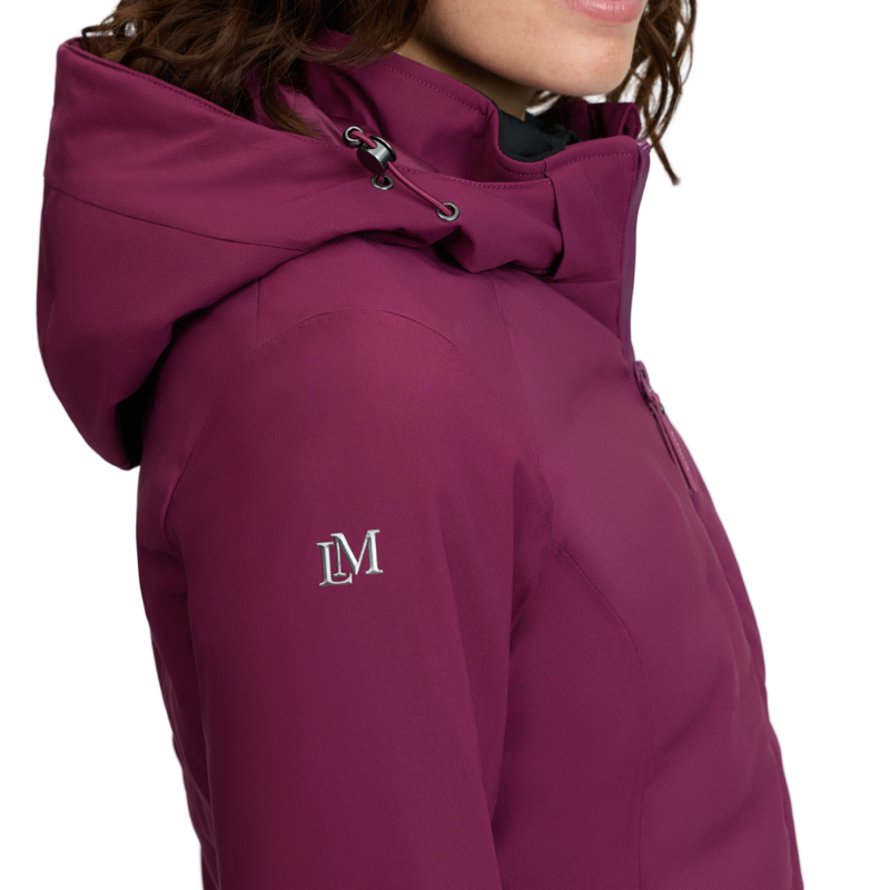 LeMieux Brooke 3 in 1 Waterproof Hybrid Jacket - Blackberry-6