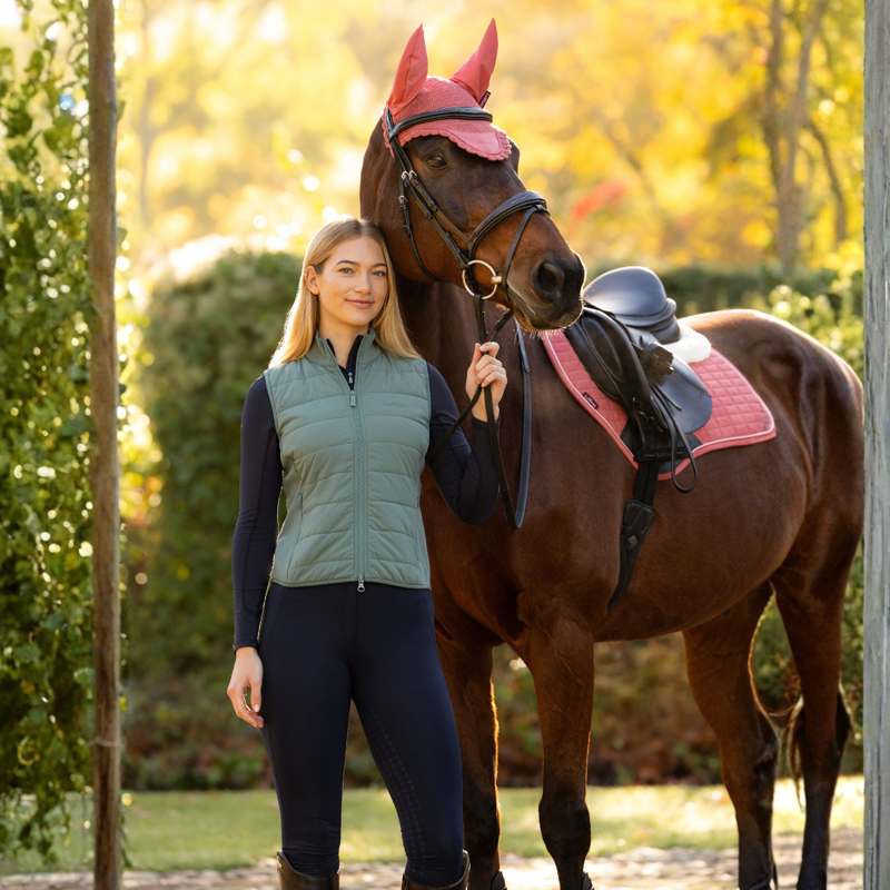 LeMieux Lily Lightweight Gilet - Aloe-4