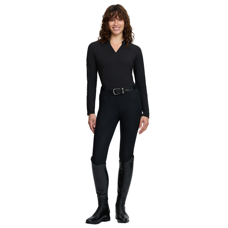 LeMieux Lisa Long Sleeve Base Layer - Black-5