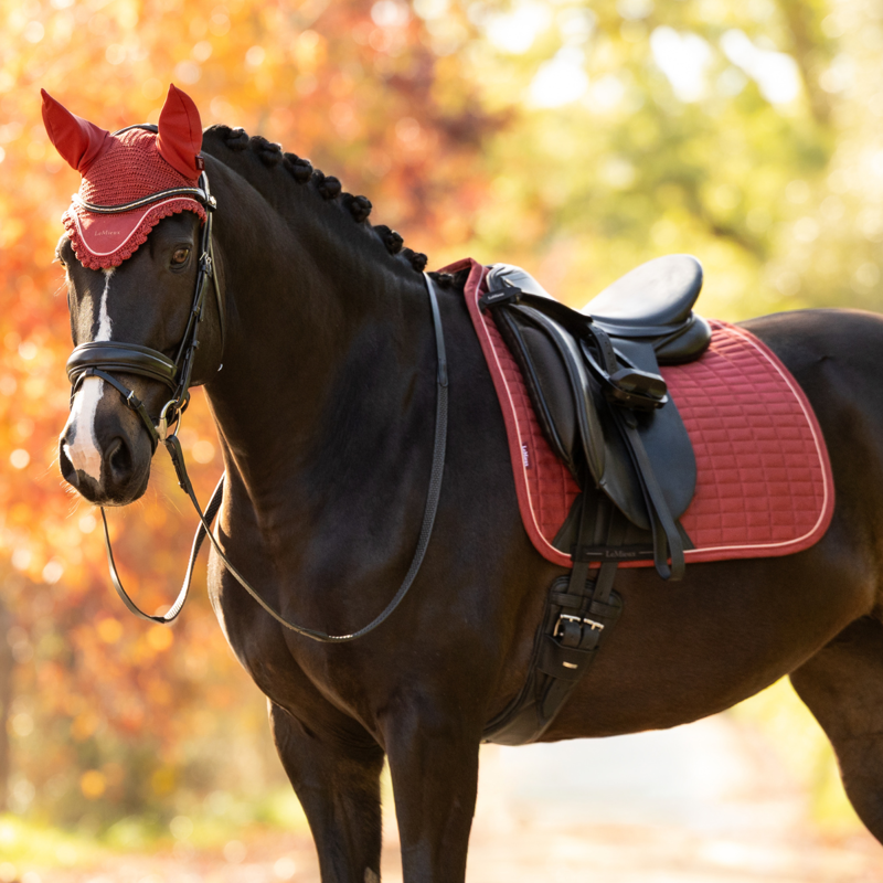 LeMieux Classic Fly Hood - Russet-4