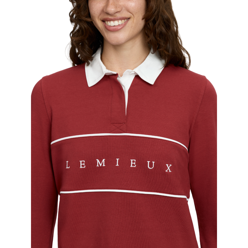 LeMieux Rochelle Rugby Shirt - Russet-3