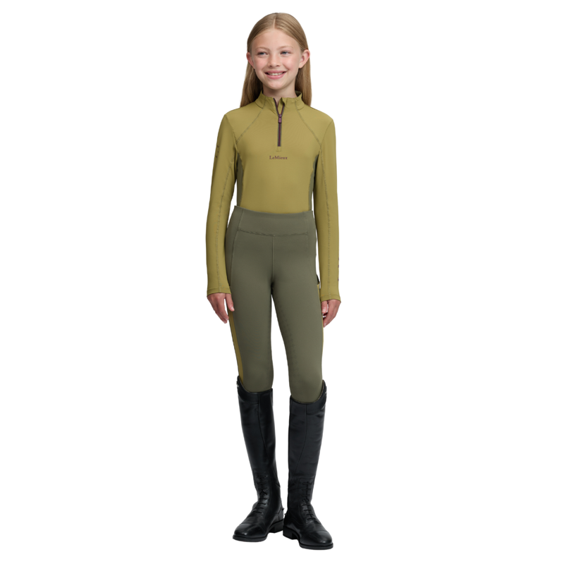 LeMieux Young Rider Classique Base Layer - Gooseberry-5