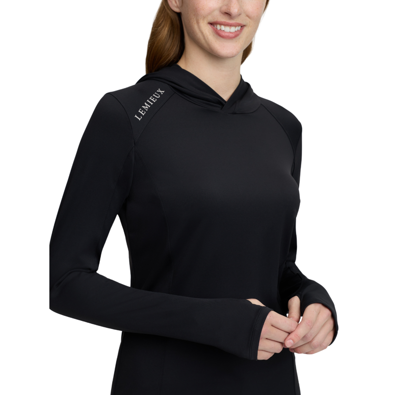 LeMieux Heidi Hooded Mid Layer - Black-4