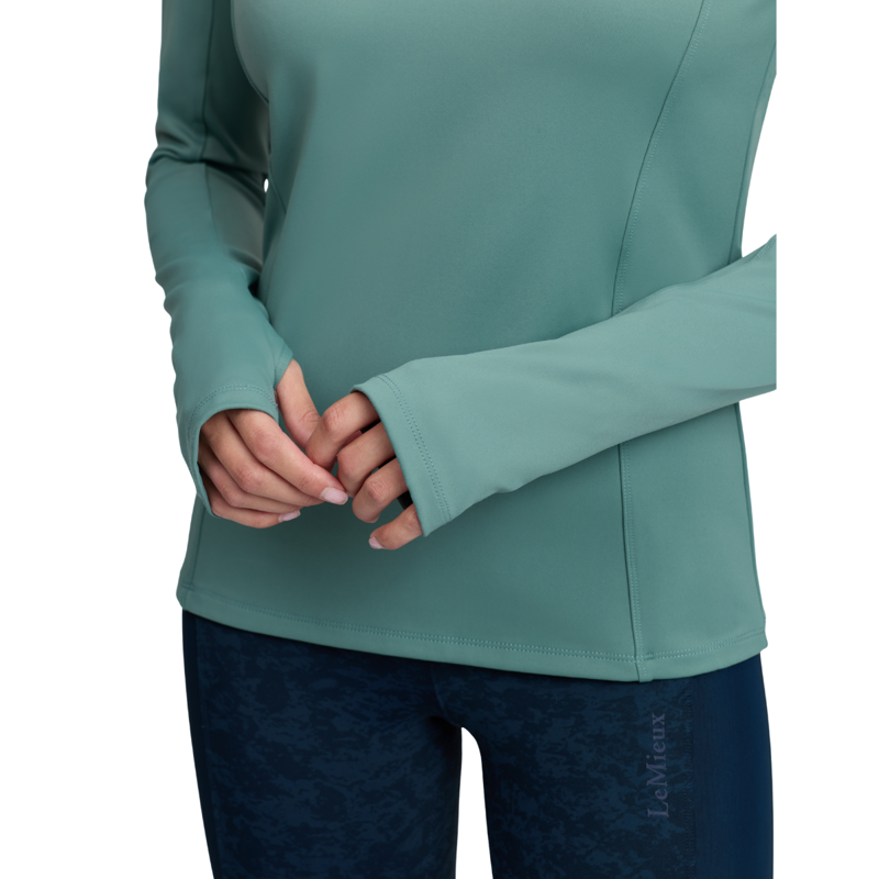 LeMieux Heidi Hooded Mid Layer - Aloe-6