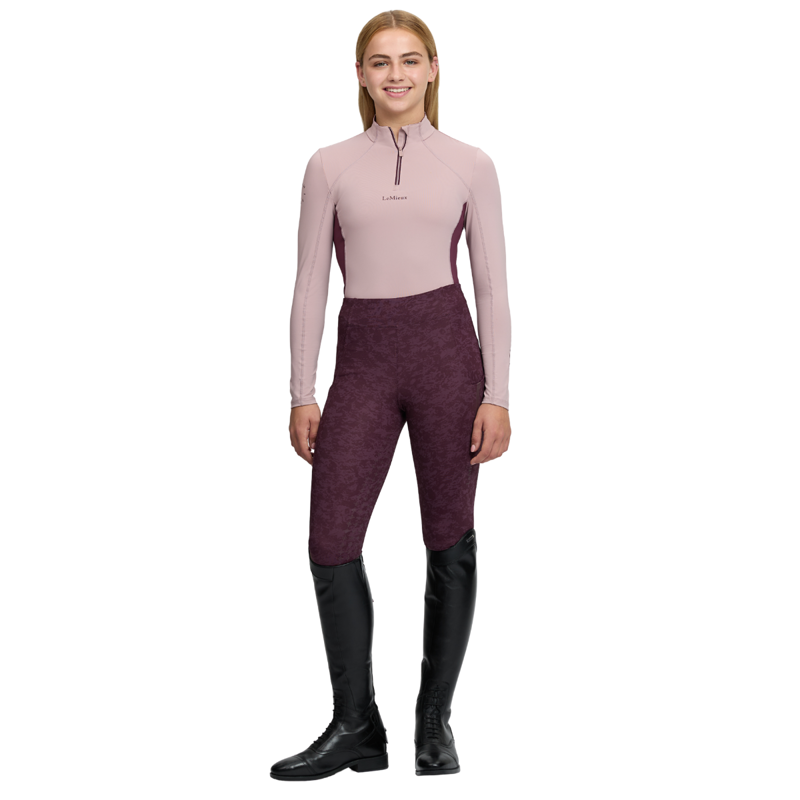 LeMieux Young Rider Classique Base Layer - Wild Rose-5
