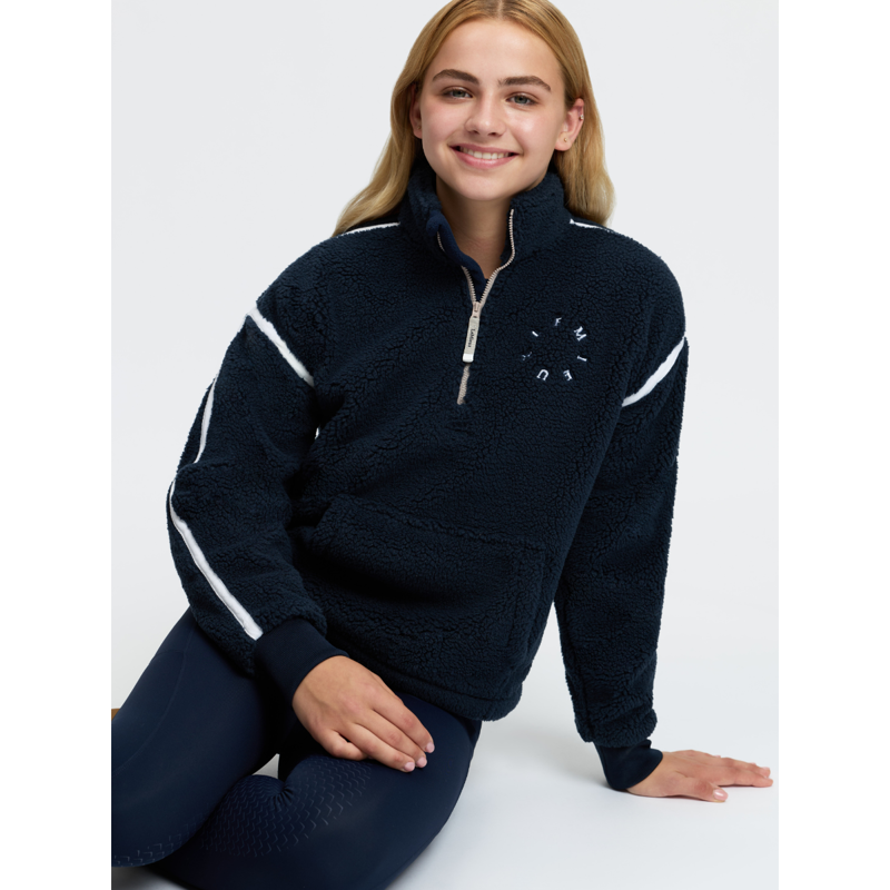 LeMieux Young Rider Jody Teddy Fleece - Navy-4