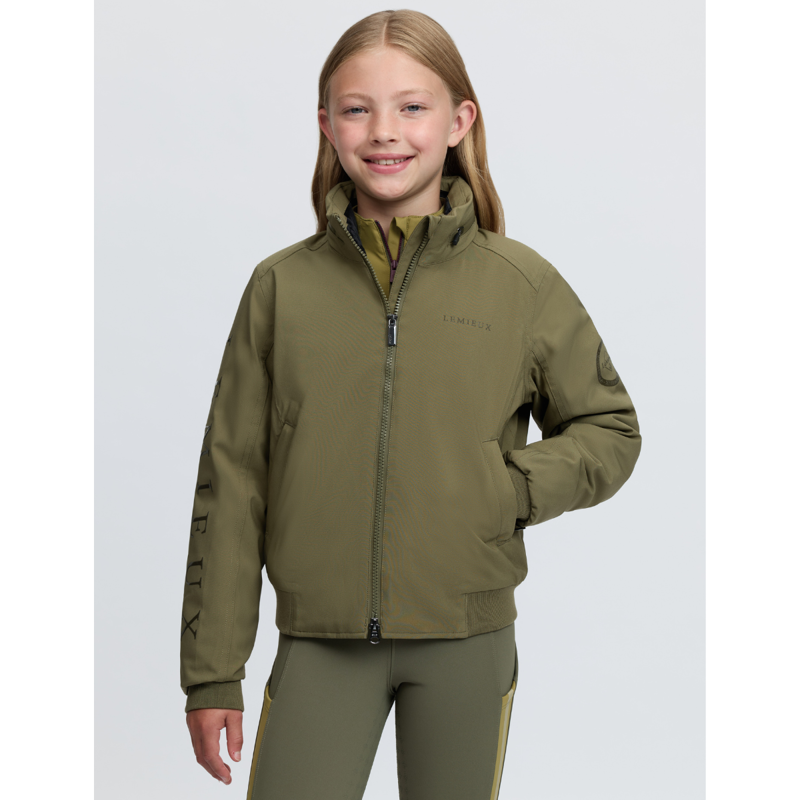 LeMieux Young Rider Clarissa Crew Jacket - Willow Green-5