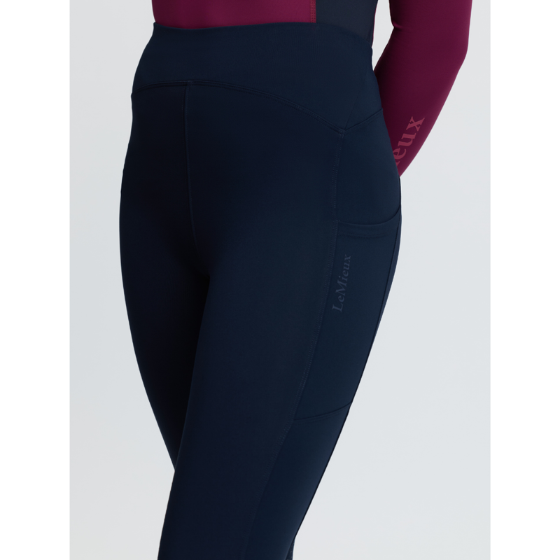 LeMieux Young Rider Nell Brushed Pull Ons - Navy-5