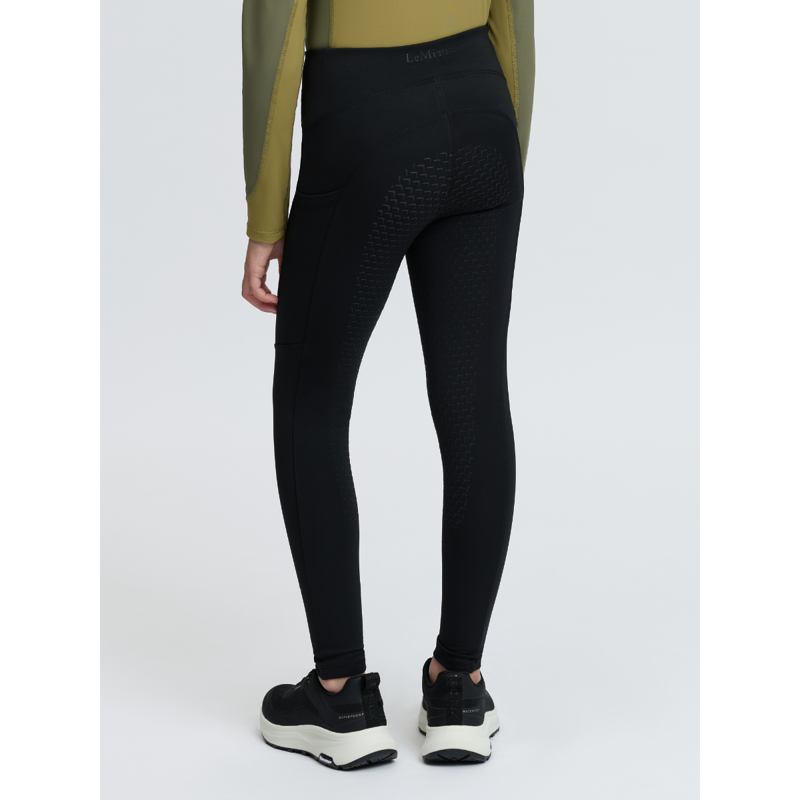 LeMieux Mini Nora Brushed Pull Ons - Black-4