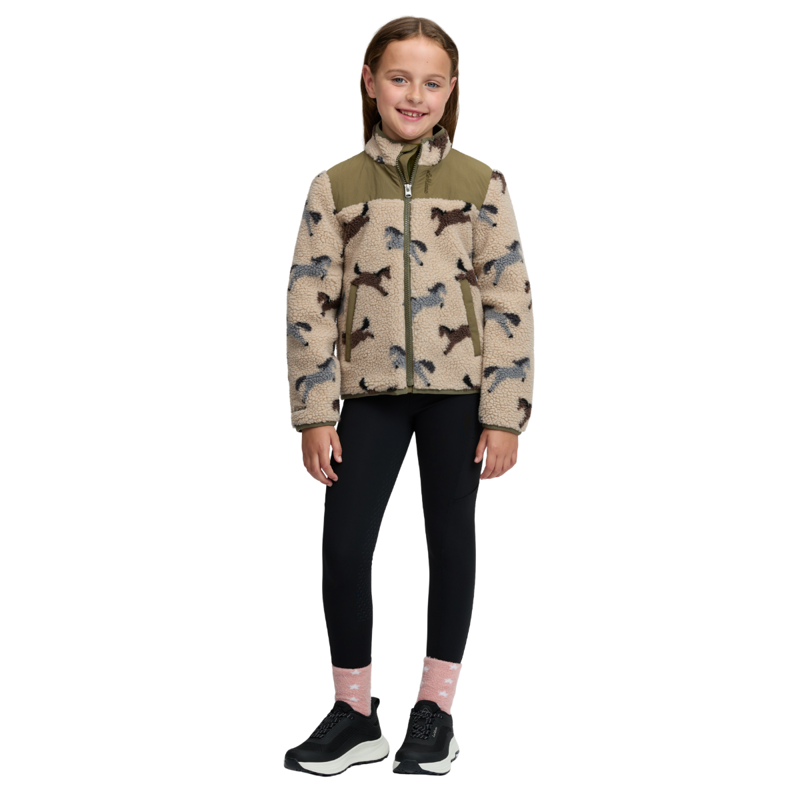 LeMieux Mini Theo Pony Fleece - Willow Green-4