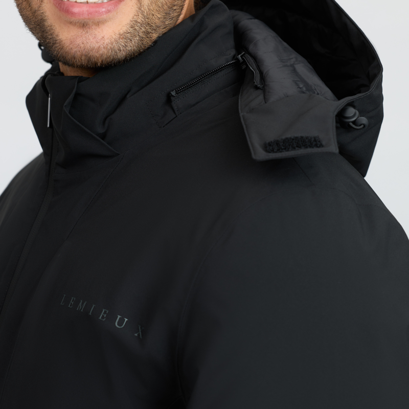 LeMieux Men's Waterproof Training Coat - Black-5