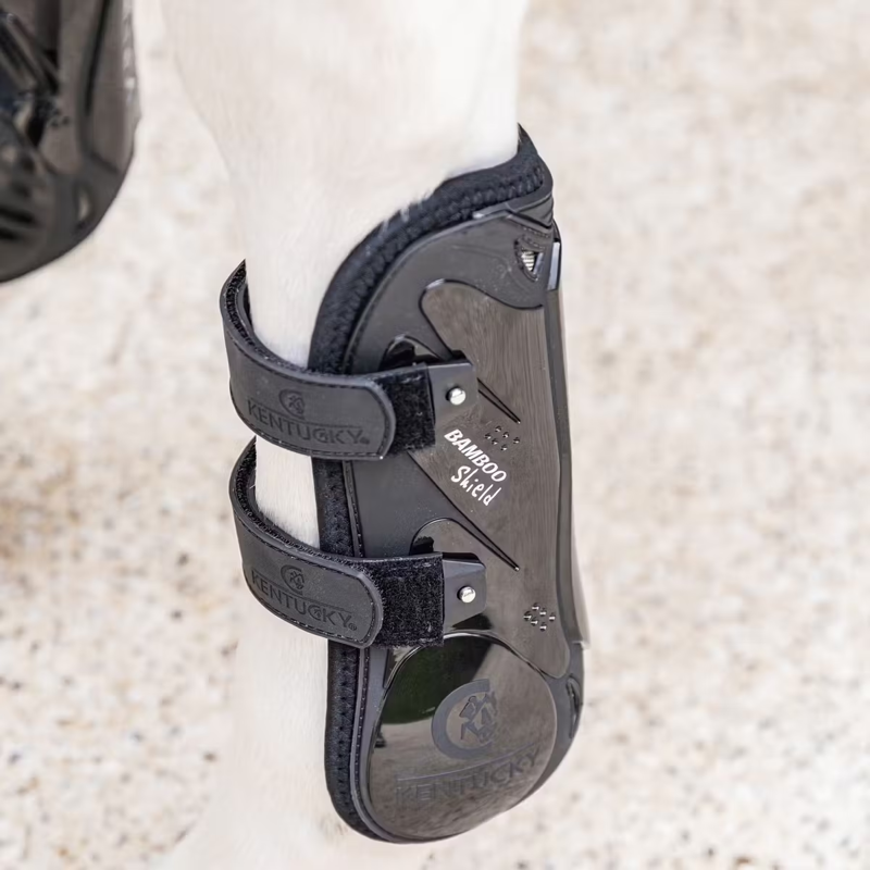 Kentucky Tendon Boots Bamboo Velcro - Black-5