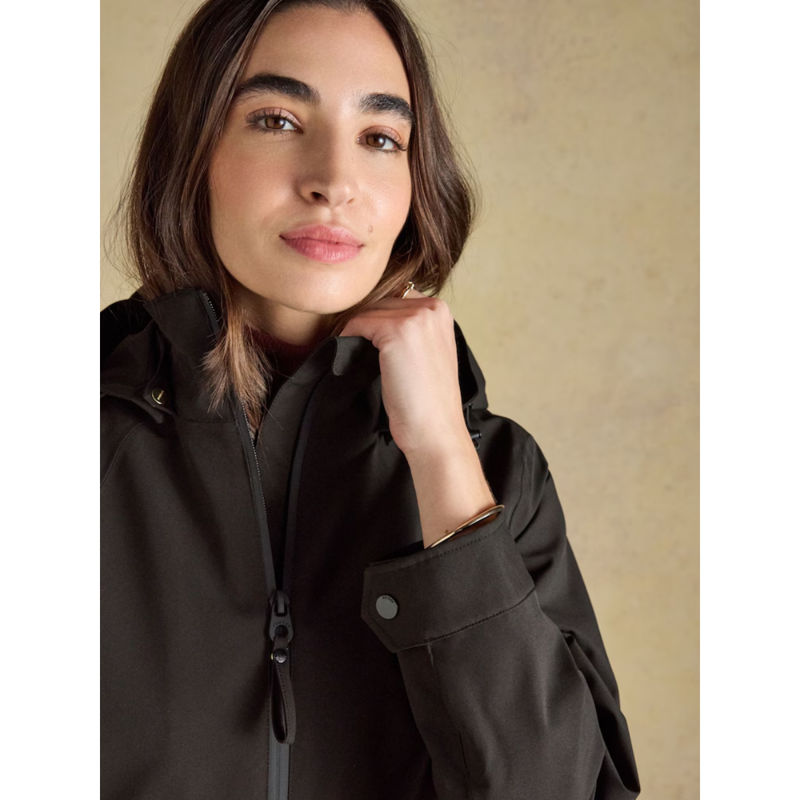 Joules Ladies Rainaway Coat - Black-9