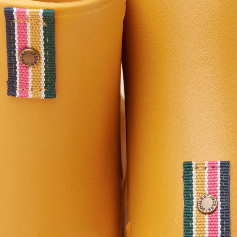 Joules Ladies Raindance Wellies - Ochre Yellow-5
