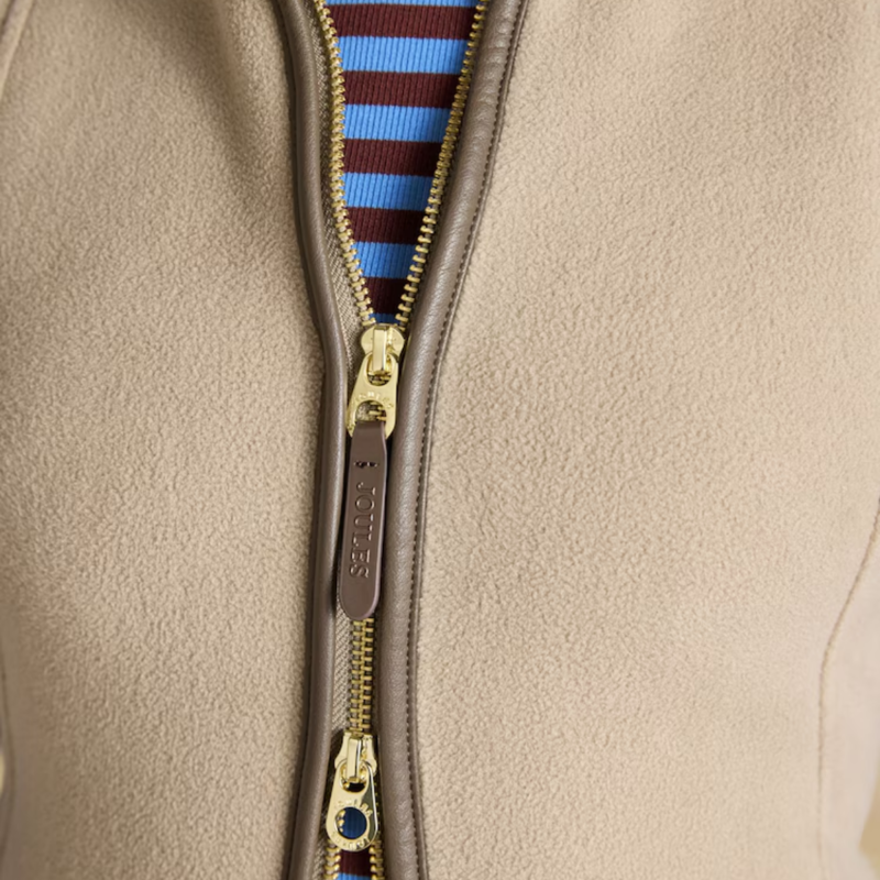 Joules Ladies Heritage Gilet - Mink Brown-6