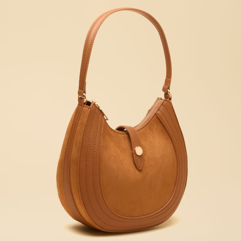 Joules Ladies Saddle Bag - Tan Brown-1