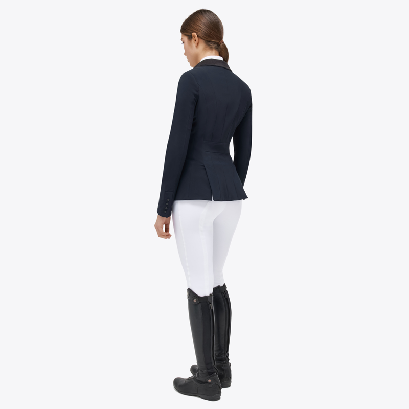 Cavalleria Toscana Women's GP Zip Competition Jacket - Navy-1